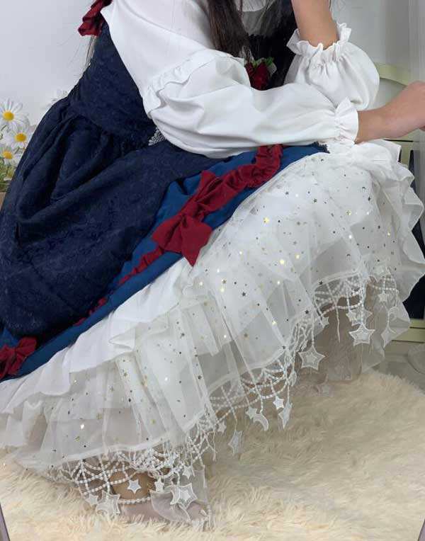 パニエ ロリータ ゴスロリドレス用パニエ 総丈65cm 大人用ふんわり